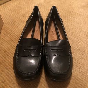 Black Antoinette Penny Loafers G H Bass